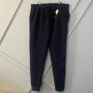 Reset Sherpa lined jogger pant navy mens